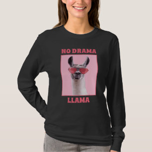 Camiseta Llama Sin Drama Divertida Genial Reina del Drama G