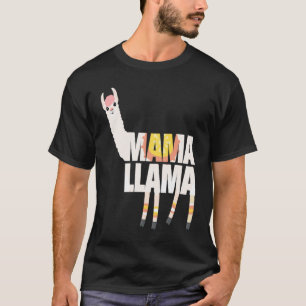 Camiseta Llama Sin Drama Uno De Mama Llama  Para Mama L