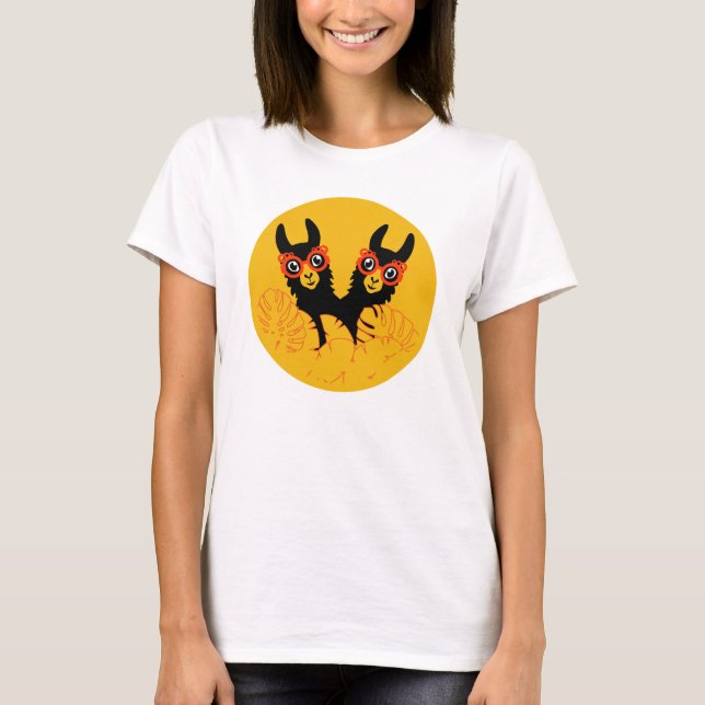 Camiseta Llama Sisters (Anverso)
