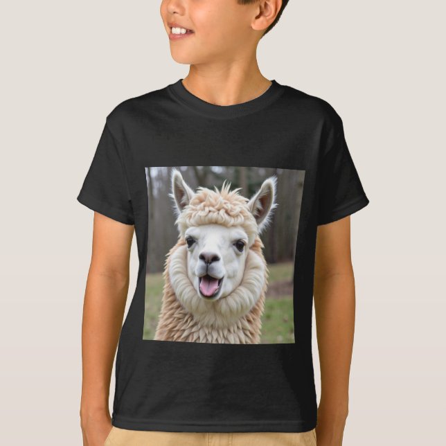 Camiseta LLama Smirk (Anverso)
