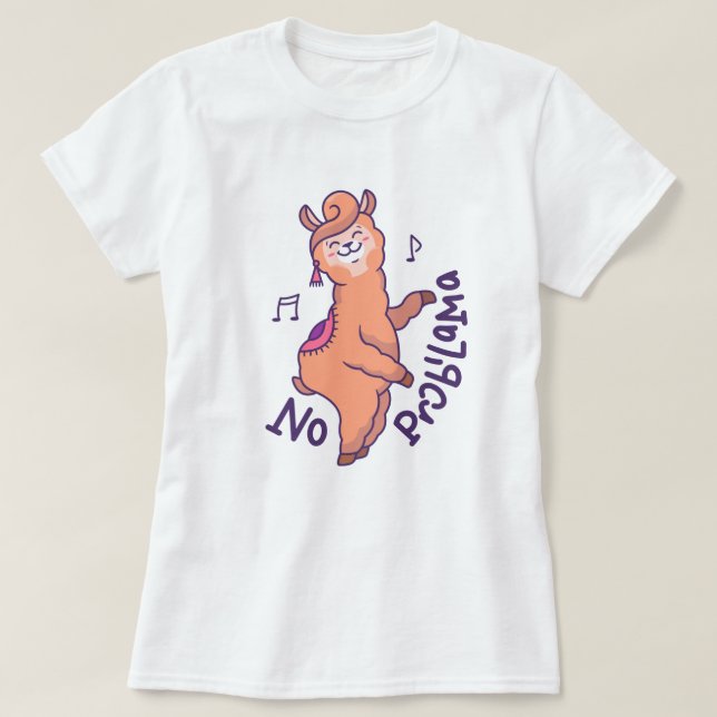 Camiseta Llama T-Shirt (Diseño del anverso)