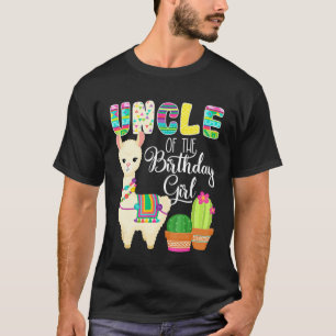 Camiseta Llama Tío De Cumpleaños De La Granja Chica De Cump