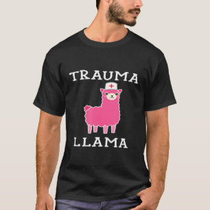 Camiseta Llama Trauma Mujer Bonita Médico Doctor MD Médico
