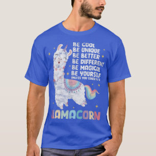 Camiseta Llama Unicorn Ser una Llamacorn perturbada