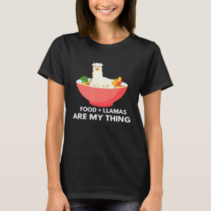 Camiseta Llama Vegetal Vegano Comida Saludable Guanaco Alpa