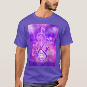 Camiseta Llama violeta/fuego violeta