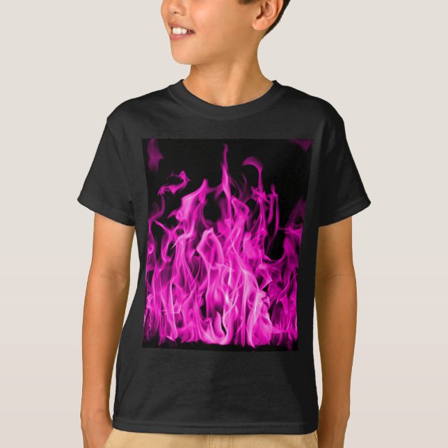 Camiseta Llama violeta y regalos violetas del fuego de St (Anverso)