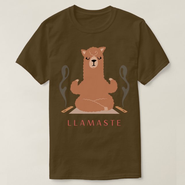 Camiseta Llama Yoga (Diseño del anverso)