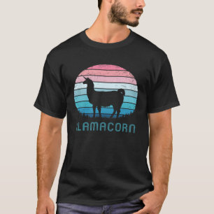Camiseta Llamacorn Retro Llama Sin Problemas Unicorn Alpaca