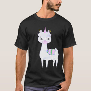 Camiseta Llamacorn Unicornio Llama Lindo o Llamacorn Rosa