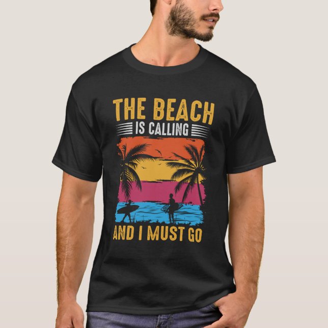 Camiseta Llamada a la playa (Anverso)
