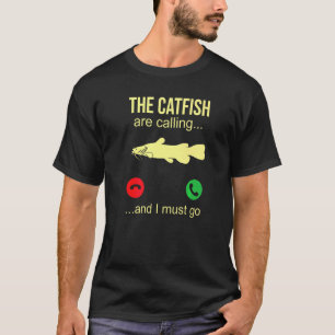 Camiseta Llamada de bagre Asesino de bagre azul
