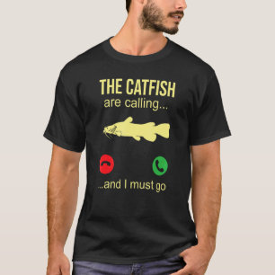 Camiseta Llamada de bagre Asesino de bagre azul
