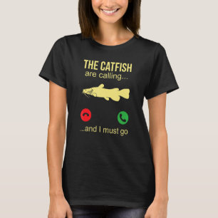 Camiseta Llamada de bagre Asesino de bagre azul