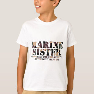 Camiseta Llamada de contestación de la hermana marina