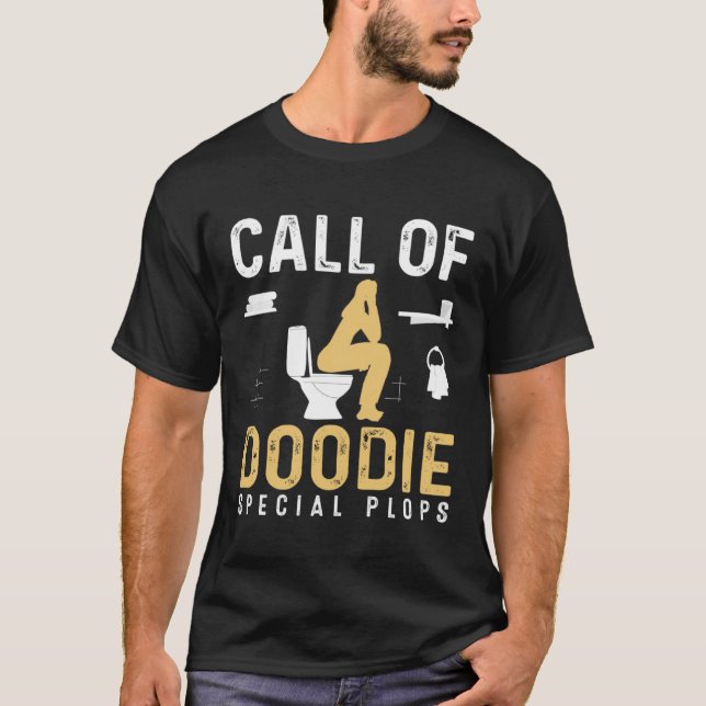Camiseta Llamada De Doodie Plops Especiales (Anverso)