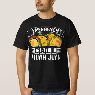 Camiseta Llamada de emergencia contra el taco 9 Juan Tacos
