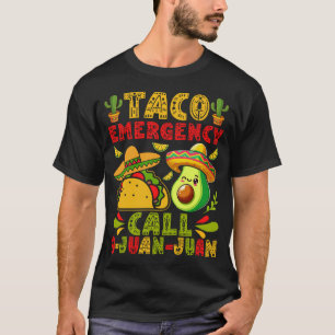Camiseta Llamada de emergencia de taco 9-Juan-Funny Comida 
