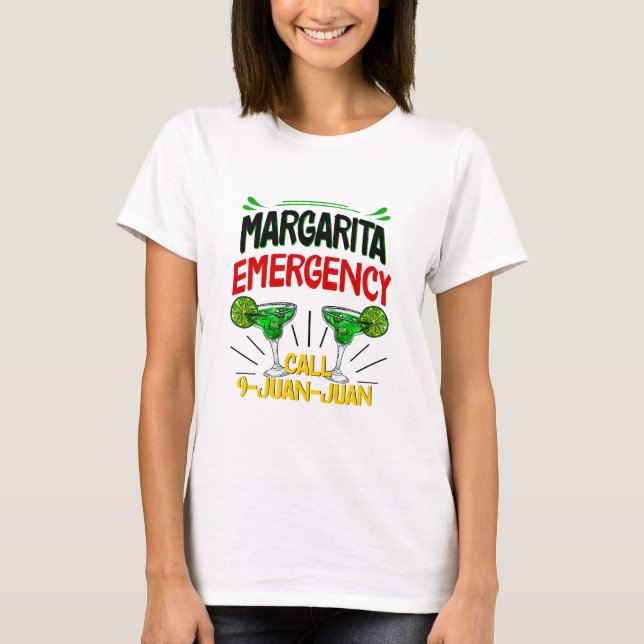 Camiseta Llamada de emergencia Margarita 9 Juan (Anverso)