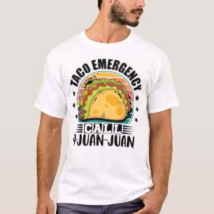 Camiseta Llamada de emergencia taco 9 Juan Cinco De Mayo Ta