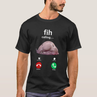 Camiseta Llamada de Fih Recordatorio Mensaje Rechazar Acept