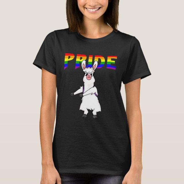 Camiseta Llamada de floración Orgullo LGBT bisexual lésbico (Anverso)