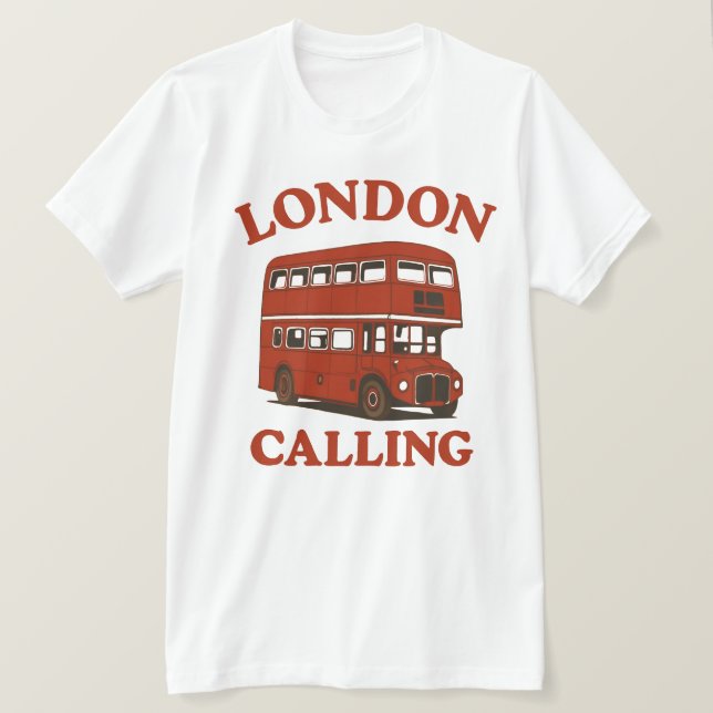 Camiseta Llamada de Londres (Anverso del diseño)