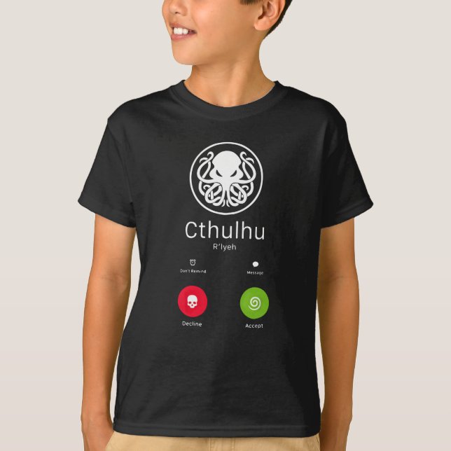 Camiseta Llamada de muerte a Cthulhu (Anverso)