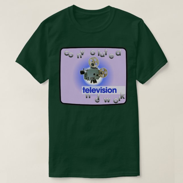 Camiseta Llamada de red retorcida predefinida en show (Diseño del anverso)