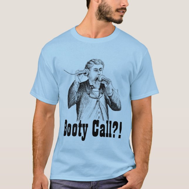 Camiseta ¡"Llamada del botín?! La "camiseta de los hombres (Anverso)