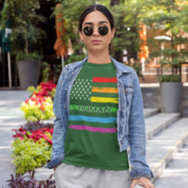 CAMISETA 🌈 LLAMADA ORGULLO HUMANO 🏳️ 🌈