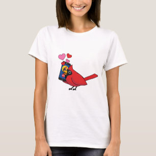 Camiseta Llamadas Cardinal Bird Love Mating