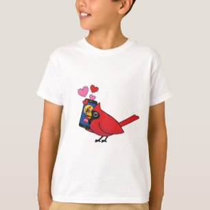 Camiseta Llamadas Cardinal Bird Love Mating