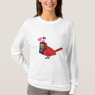 Camiseta Llamadas Cardinal Bird Love Mating
