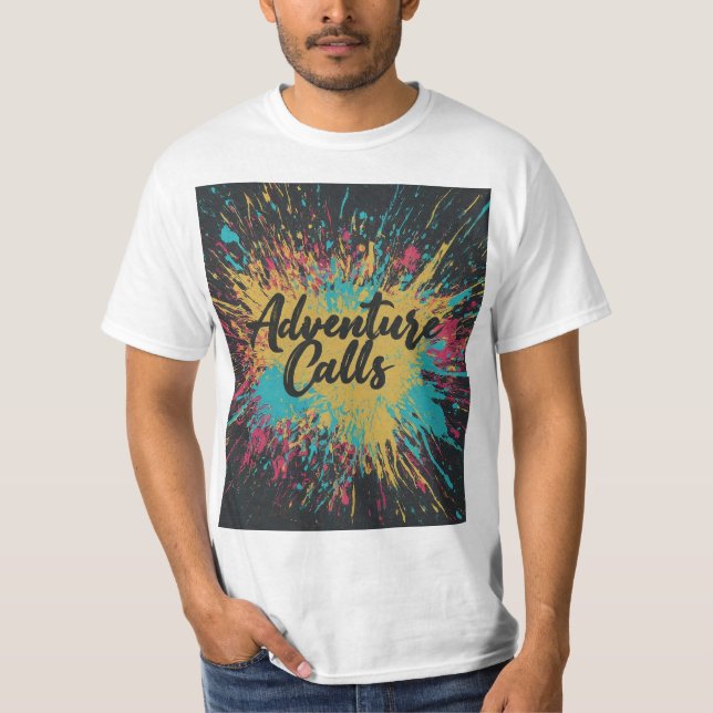 Camiseta Llamadas de aventura (Anverso)