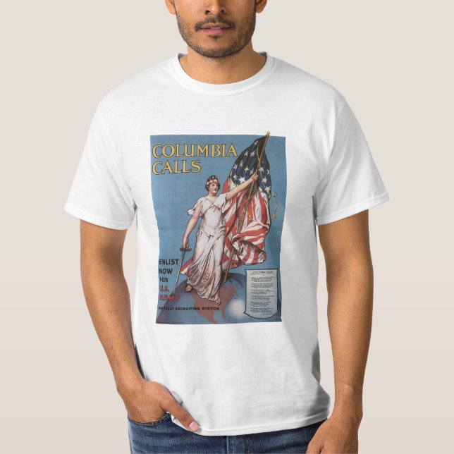 Camiseta Llamadas de Columbia (Anverso)