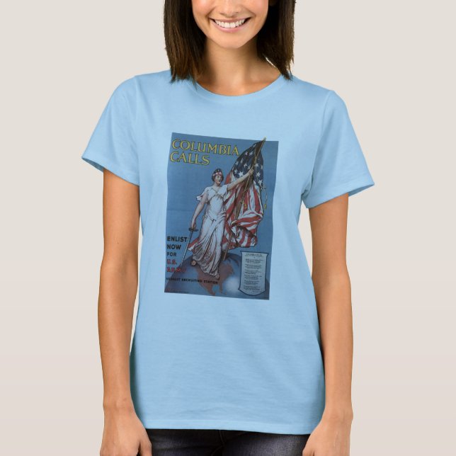 Camiseta Llamadas de Columbia (Anverso)