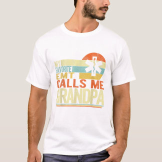 Camiseta llamadas de EMT favoritas me llaman abuelo