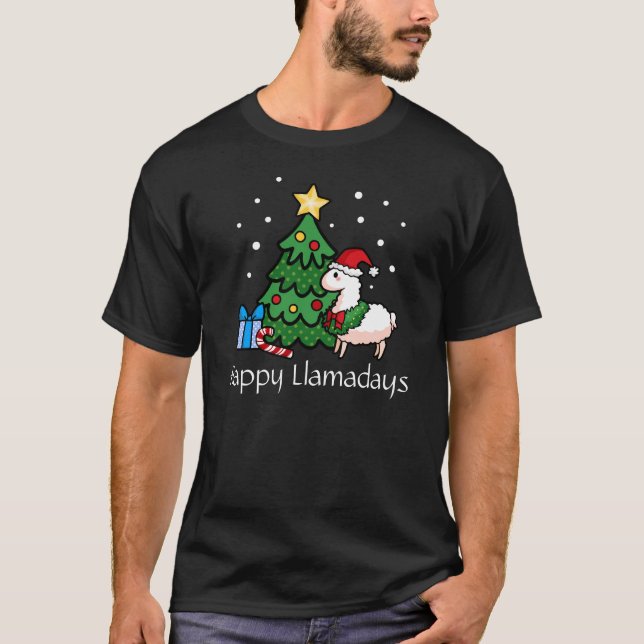 Camiseta Llamadays feliz (Anverso)