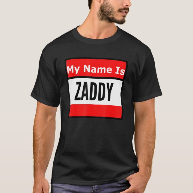 Camiseta Llamadme Zaddy (Anverso)