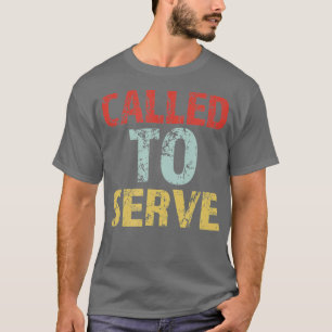 Camiseta Llamado a servir regalo misionero moreno