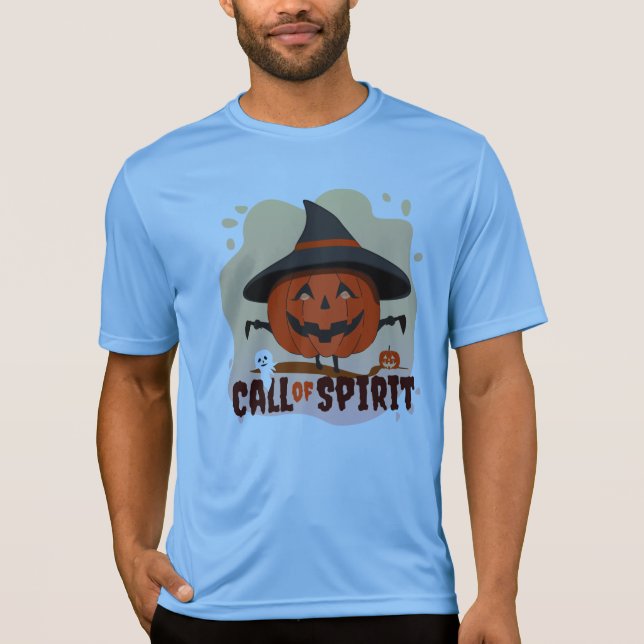 Camiseta Llamado de Espíritu de Halloween (Anverso)