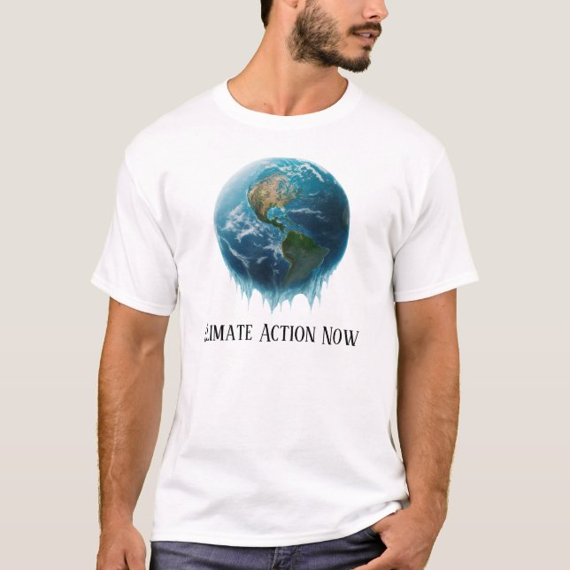 Camiseta Llamado urgente: Acción climática ahora (Anverso)