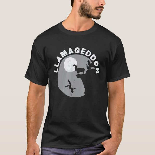 Camiseta Llamageddon Llama (Anverso)