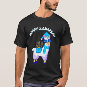 Camiseta Llamakkah Hanukkah Llama Chanukah Alpaca