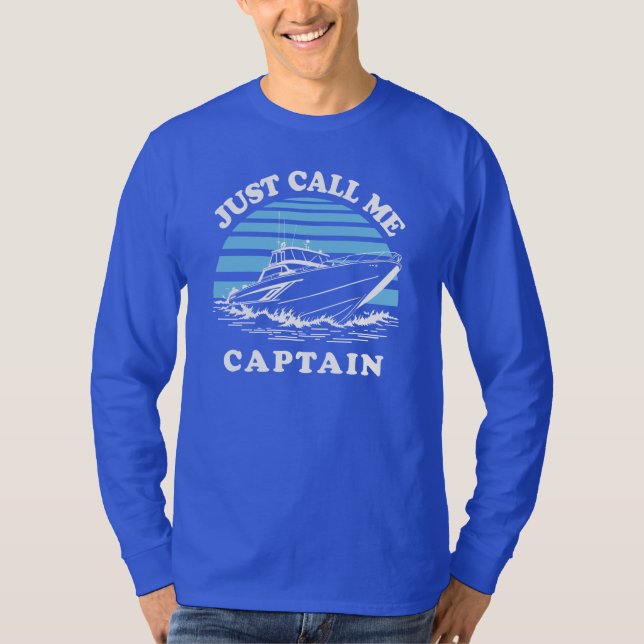 Camiseta Llámame Capitán | Cita marinera (Anverso)