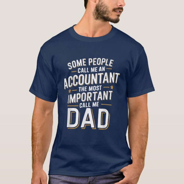 Camiseta Llámame Contador, Llámame Papá (Anverso)