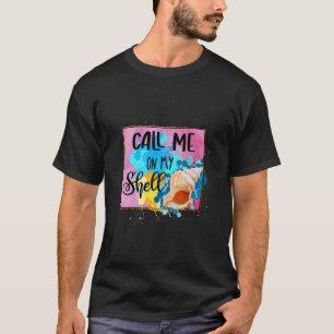 Camiseta Llámame En Mi Tema Gráfico De Shell
