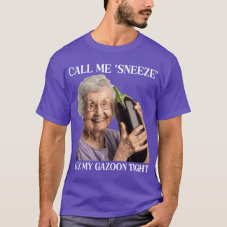 Camiseta Llámame Estornudo Porque Mi Gazoonight vintage
