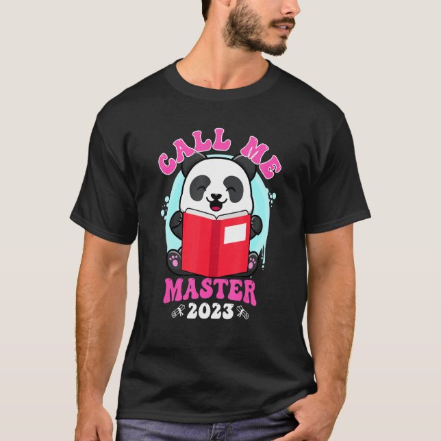 Camiseta Llámame Master 2023 Panda Master (Anverso)